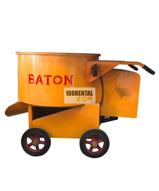 เช่าโม่ปูนฉาบ เช่าเครื่องผสมปูนฉาบ BATON แบบมอเตอร์